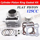 57mm Cylinder Flat Piston 125cc For Suzuki GN125 EN125 GS125 GZ125 TU125 DR125