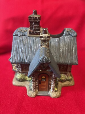 2006 Thomas Kincade Cottage House votive holder 7 x 7 x 7