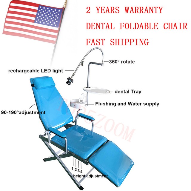 Mobile Dental Portable Chair+Dental Tray+Flushing/Water supply system