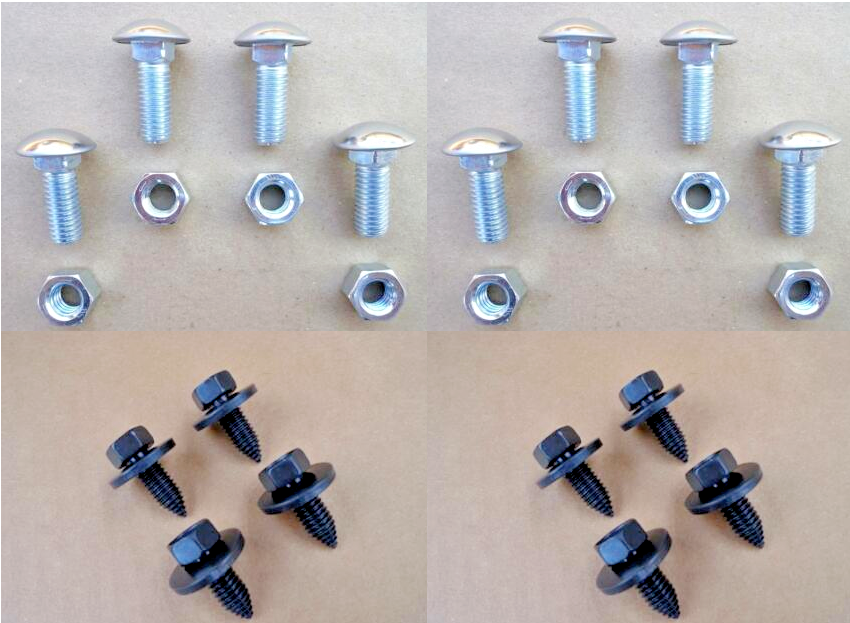 NICE BUMPER BOLTS/NUTS! FITS: FORD MUSTANG COUGAR FAIRLANE F100 PICKUP ...