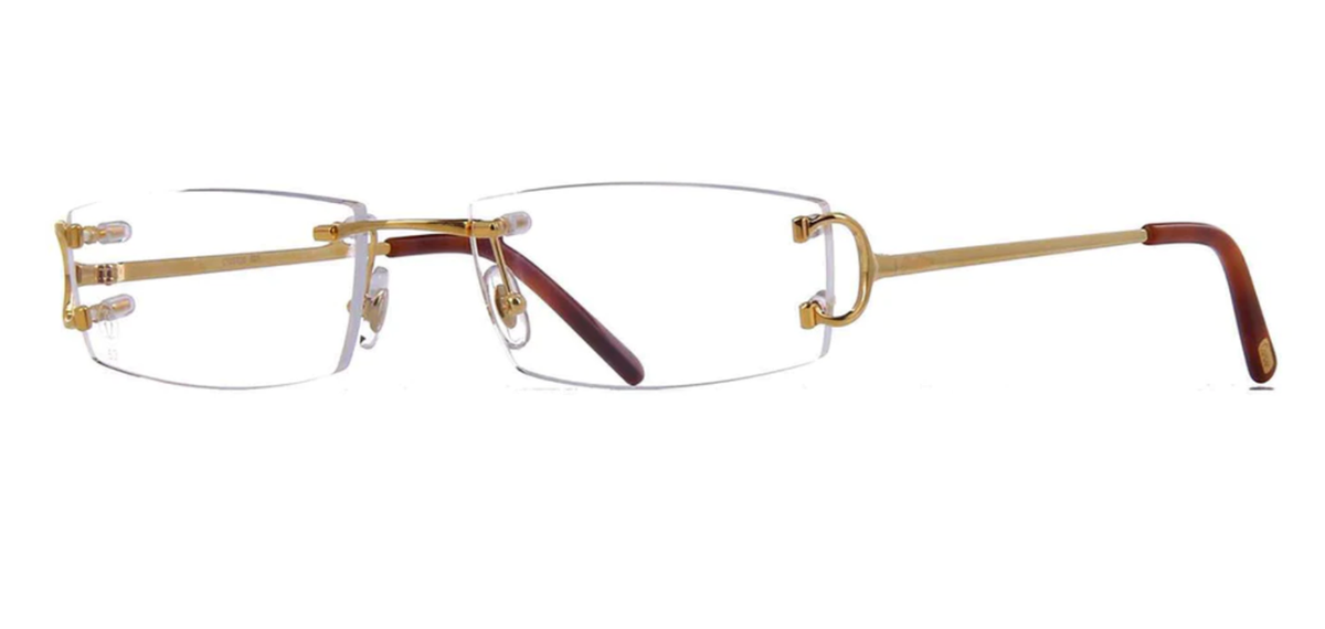 CARTIER CT0092O Gold Piccadilly Brillengestell Brille