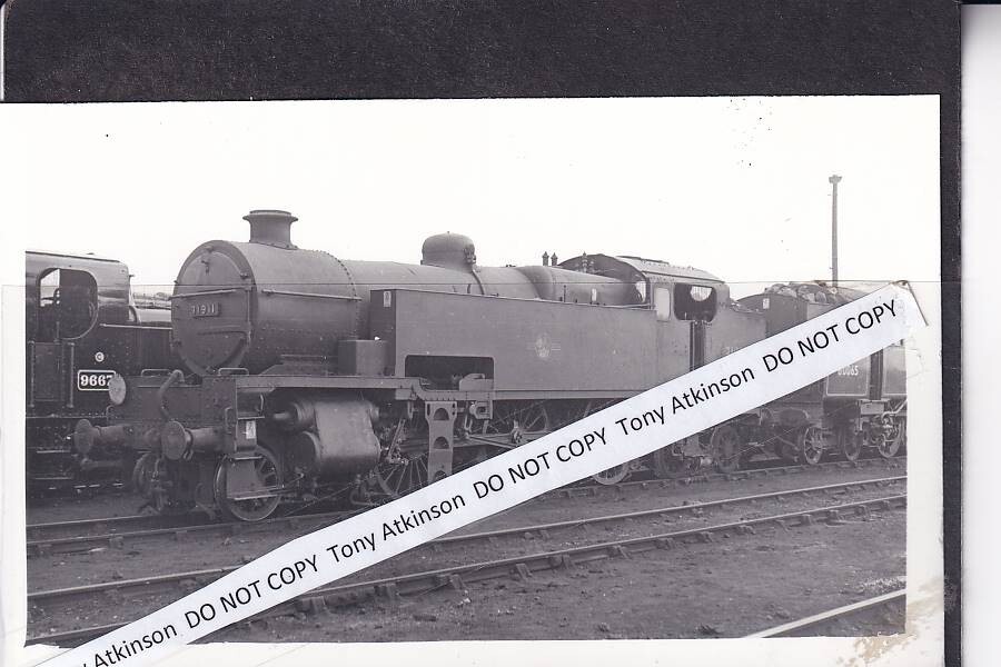 BR EX SOUTHERN - W CLASS 2-6-4T NO. 31911 - VINTAGE IMAGE - # L13142 ...