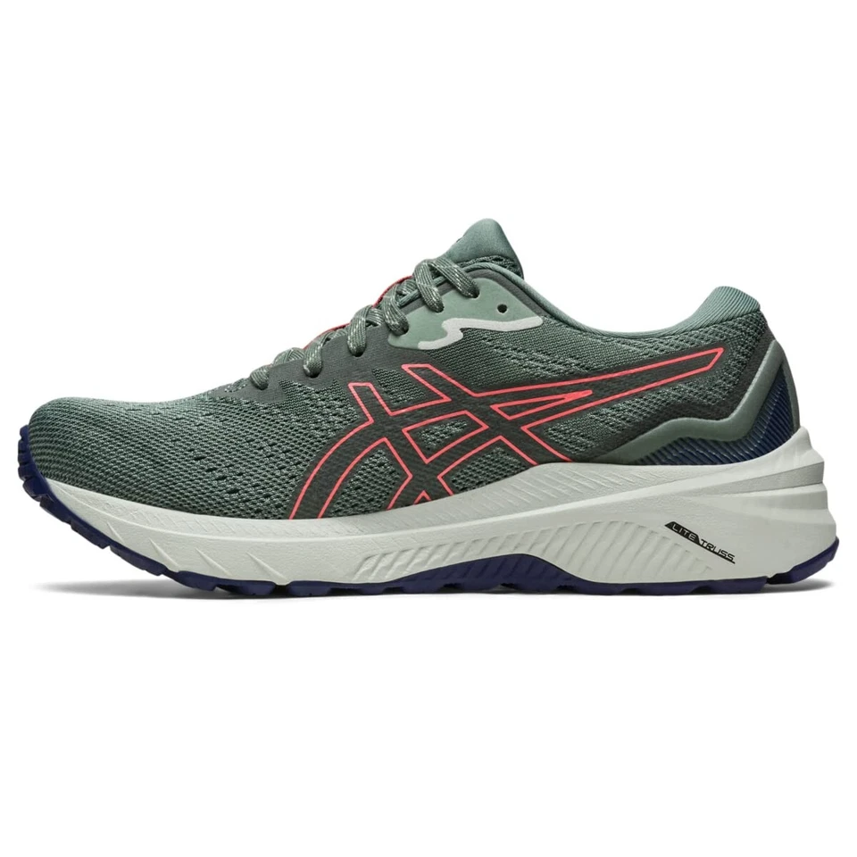 Zapatillas de trail running para mujer ASICS GT-1000 11 en baño natural/papapaya talla 9 B Foto 3 de 4