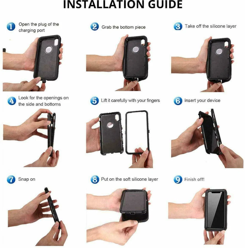 For Apple iPhone 14/14Plus/14Pro Max Case NEW Defender Cover & Clip Fit OTTERBOX - Image 2 of 4