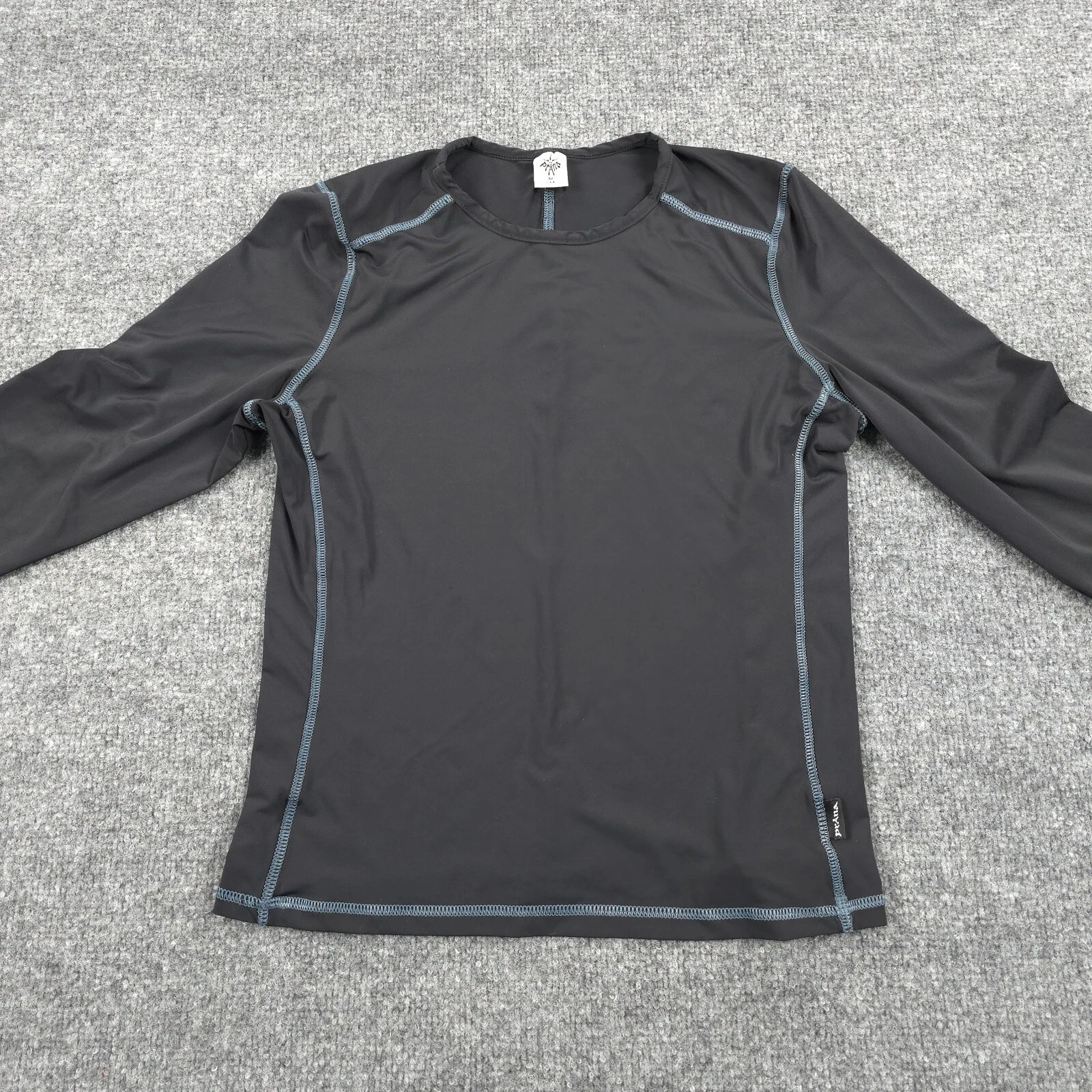 prana stretch active performance sports gym usa logo shirt
