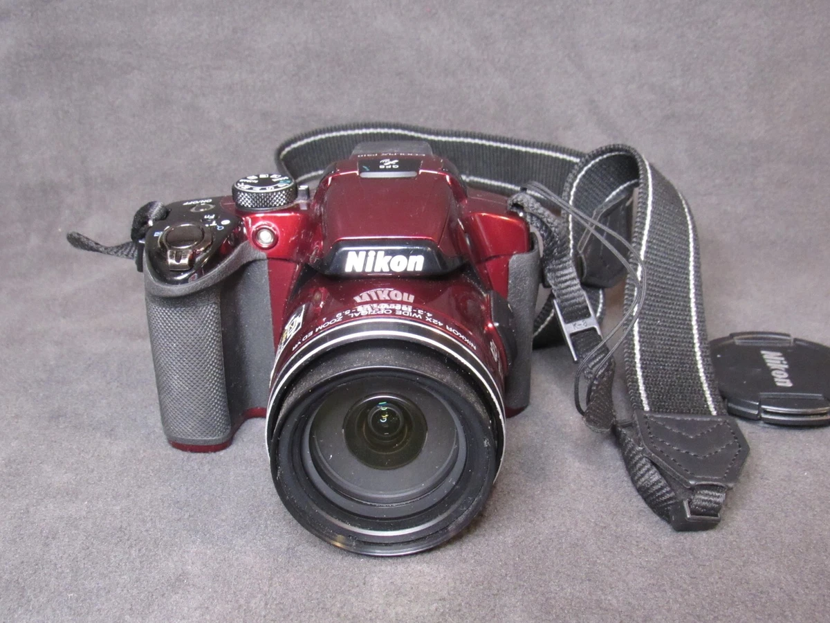 Nikon COOLPIX P510 16.1MP Digital Camera GPS Red 18208263301 | eBay