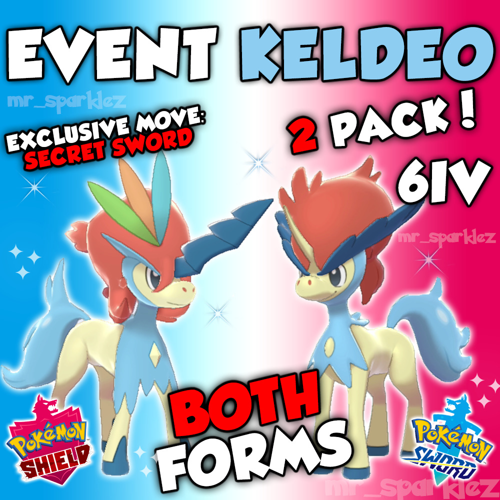 Pokemon Sword and Shield // ZARUDE Events BOTH Forms 2pack 