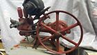 Antique F E Myers Bros Water Well Pump Electric Motor Primitive Wagon Cart Farm