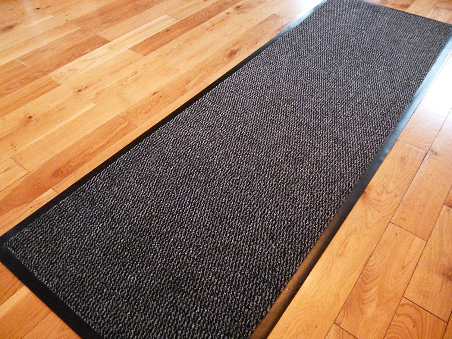 NEW Large Hall Carpet Runner Hallway Rug Barrier Mat Dirt Stopper Non Slip Black 787162466102 eBay