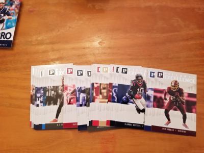 2018 Panini Football Pillars of Excellence 20 Card Set Brady Rodgers Elliott