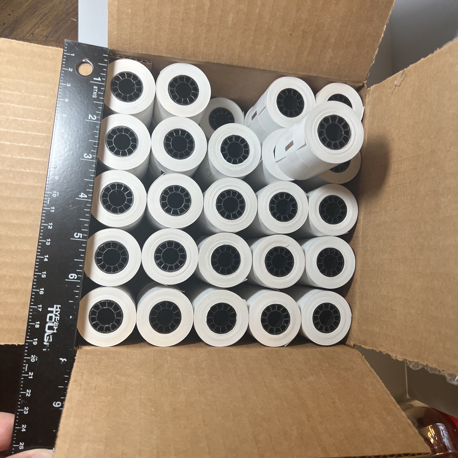 как выглядит 21/4 X50 / 2.1 Thermal /Cash Register/Adding Machine Paper Rolls -50 rolls фото