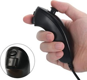 1/2Pack Wii Nunchuck Black White For Nintendo nunchucks for Nintendo Wii / Wii U