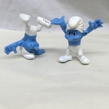 2013 Peyo SMURFS hefty Smurf McDonald's Happy Meal Toy PVC Figures 3  