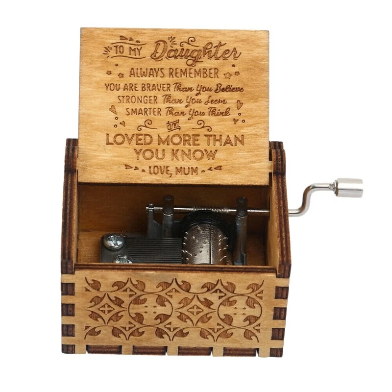 Daughter wooden hotsell music box