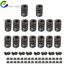 For Chevrolet SBC 400 350 327 Valve Springs Kit with Steel Retainers Locks NEW