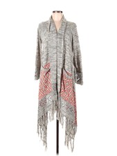 Love Stitch Women Gray Poncho L