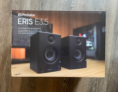 PreSonus ERIS E3.5 Studio Monitor Speaker 50W - Black for sale