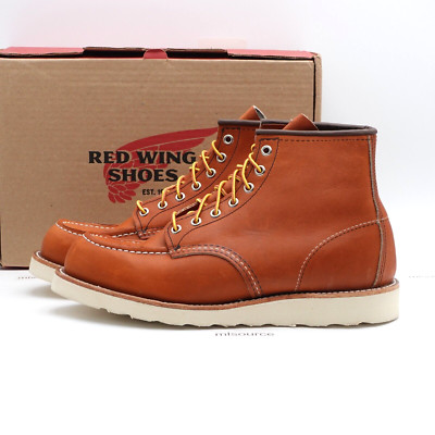 Size 10 Men's Red Wing Classic Moc 6-Inch Heritage Style Boots 875 Brown