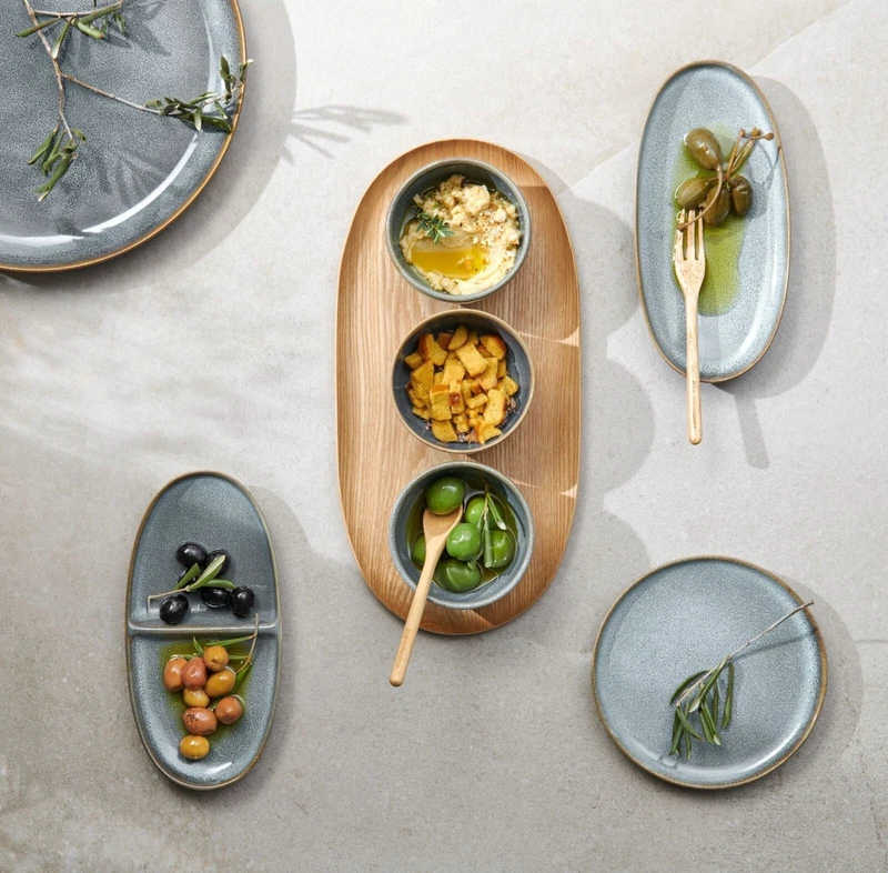 Set Servizio di Piatti 6 Pezzi ASA Saisons Denim Jeans in Stoneware 6 Persone, fotografia 4 di 6