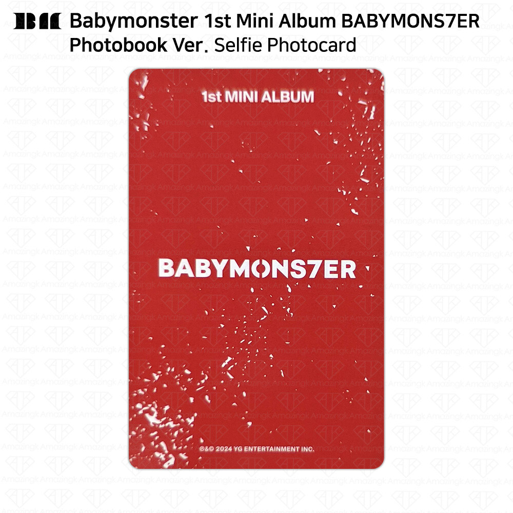 BABYMONSTER 1st Mini Album BABYMONS7ER Official Photocard