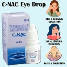 2 Pack C-NAC Eye Drops Cataract, N-Acetylcarnosine 10ml With Free Shipping usa