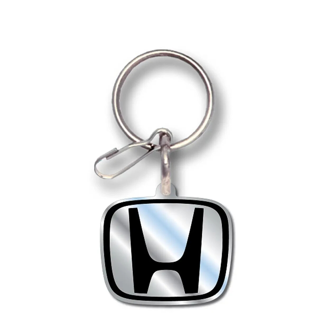 小物 Project G/R Factory Keychain Silver PlastiColor 4279 Honda Enamel Metal Keychain Logo Official