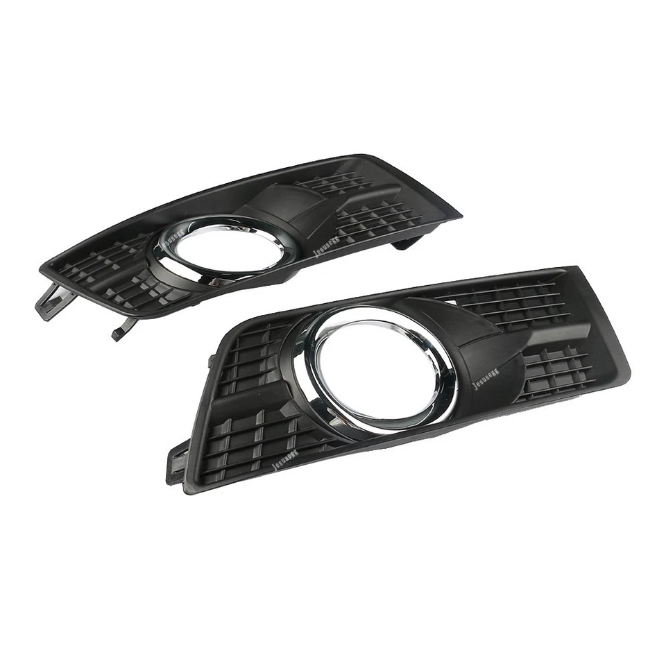 Front Bumper Fog Light Cover Chrome Molding Trim For 2010-16 Cadillac SRX - Image 3 of 4