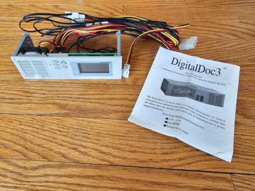 Retro Vintage Overclockers DigitalDoc 3 Temp & Fan Sensor + Voltage Monitor