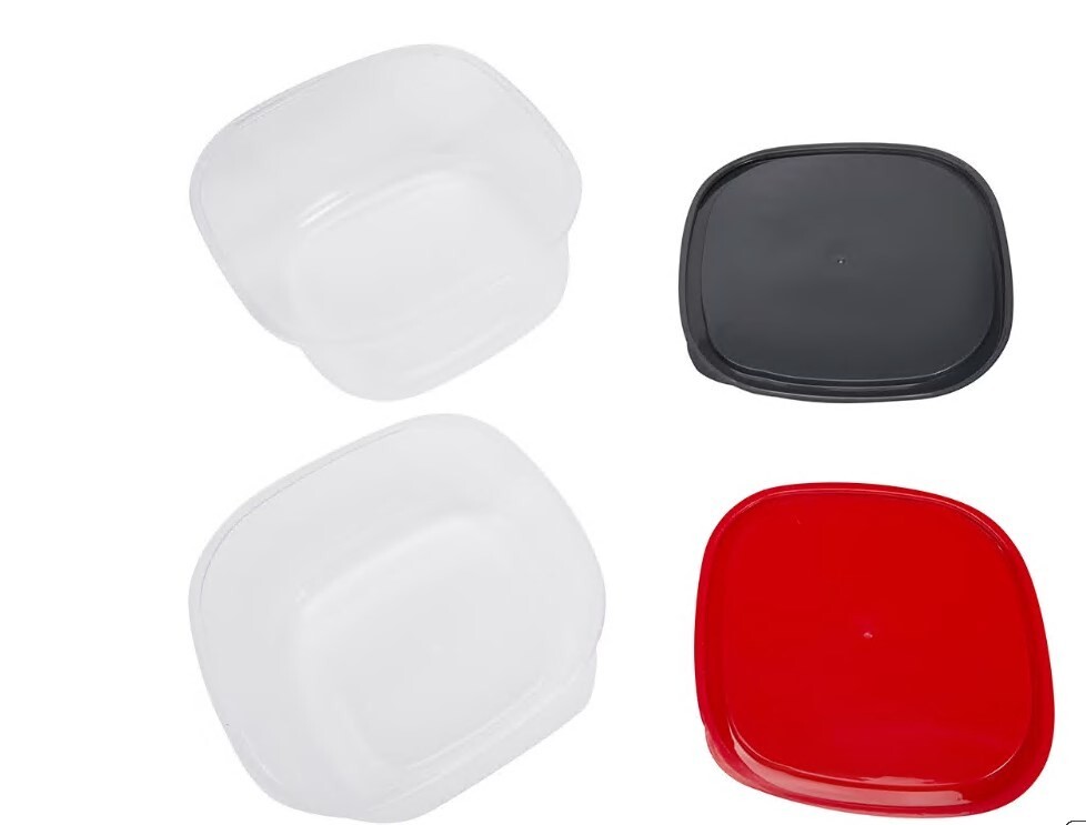 7 Pack Food Container Food Storage Box Airtight Square Food Storage