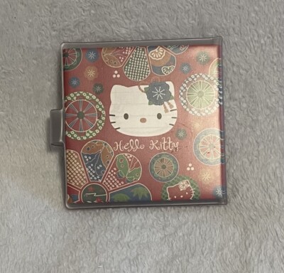 Sanrio Hello Kitty Mini Collectible Memo Paper Set In Plastic Case Vintage 2000