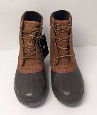 Sorel Cheyanne II Waterproof Winter Boots, Dark Amber, Men display picture 1