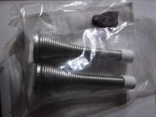 NATIONAL 2 Pack SPRING DOOR STOPS SATIN NICKEL FINISH  3" N331-165   232