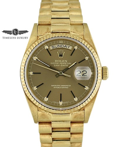 Men's Rolex Day-Date 18038 President 