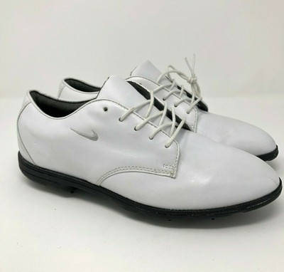 Nike Air Vintage Formal Oxford Golf Shoes White Black Mens Size 9.5 | eBay
