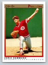 Chris Hammond 1991 O-Pee-Chee Premier #60 Cincinnati Reds