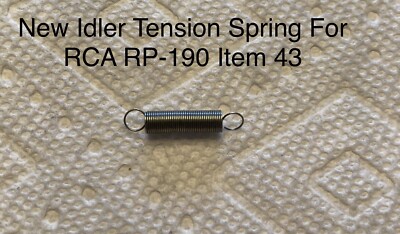RCA & Others With RP190 Record Player Changer Idler Tension Spring  #43