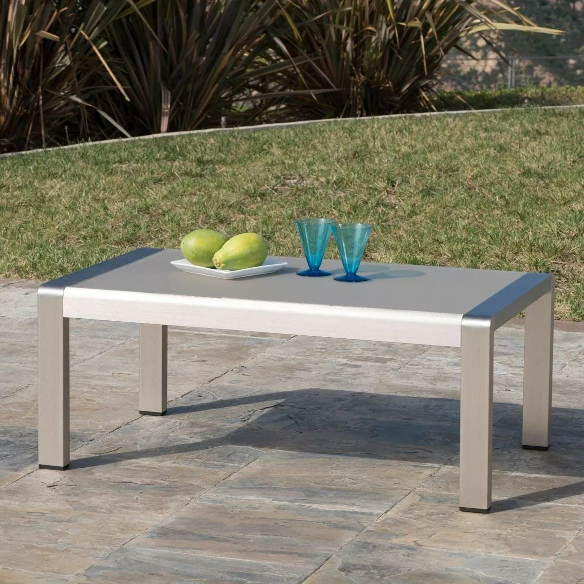 Coral bay concrete coffee table deals