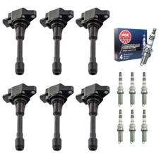 New Set of 6 Ignition Coil & NGK Spark Plug for 2020-2022 Nissan Frontier 3.8L