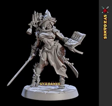 Blasphemia-Cultist Pinup | Fantasy Miniature DnD RPG Tabletop Game