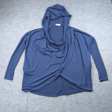 Athleta Purana Wrap Hoodie Womens Small Blue ...