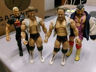 Steve Austin Brian Pillman Steiners WWE Jakks wrestling action figures wcw