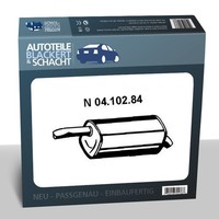 EndschalldäMpfer für Ford Fusion 1.4TDCI 12/05-