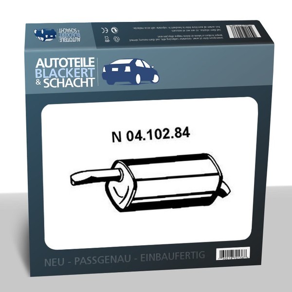 EndschalldäMpfer für Ford Fusion 1.4TDCI 12/05--image