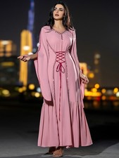 Ramadan Abaya Dubai Kaftan Women Maxi Dress Muslim Party Gown Morocco Caftan New