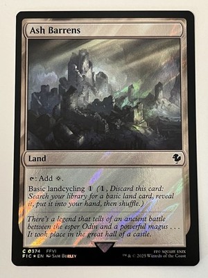 Ash Barrens Final Fantasy Surge Foil MTG 0374 NM