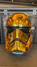IN HAND 2025 Star Wars Galaxy   s Edge Commander Pyre Gold Stormtrooper Helmet NEW