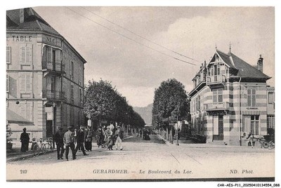 CAR-AESP11-0552-88 - GERARDMER - Der Boulevard Am See