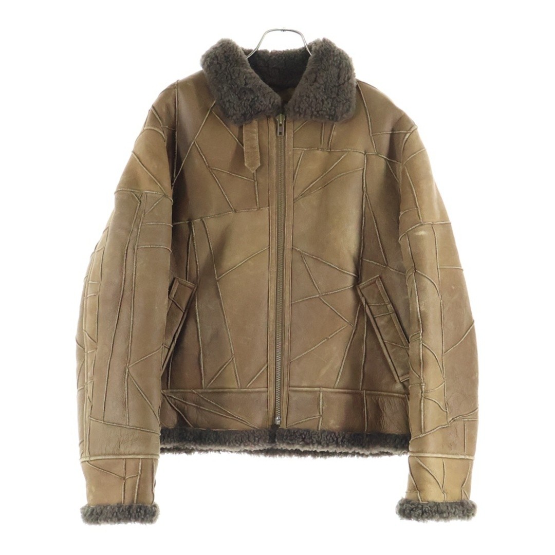 SUPREME 18aw Patchwork Shearling B-3 Jacket Lamb … - image 1