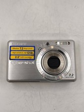 Sony Cyber-shot DSC-S750 7.2 MP Digital Camera Silver - Not Working For Parts