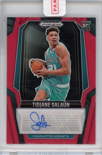 2024-25 Panini Prizm Black #RS-TID Tidjane Salaun Red Prizm Autograph 31/99
